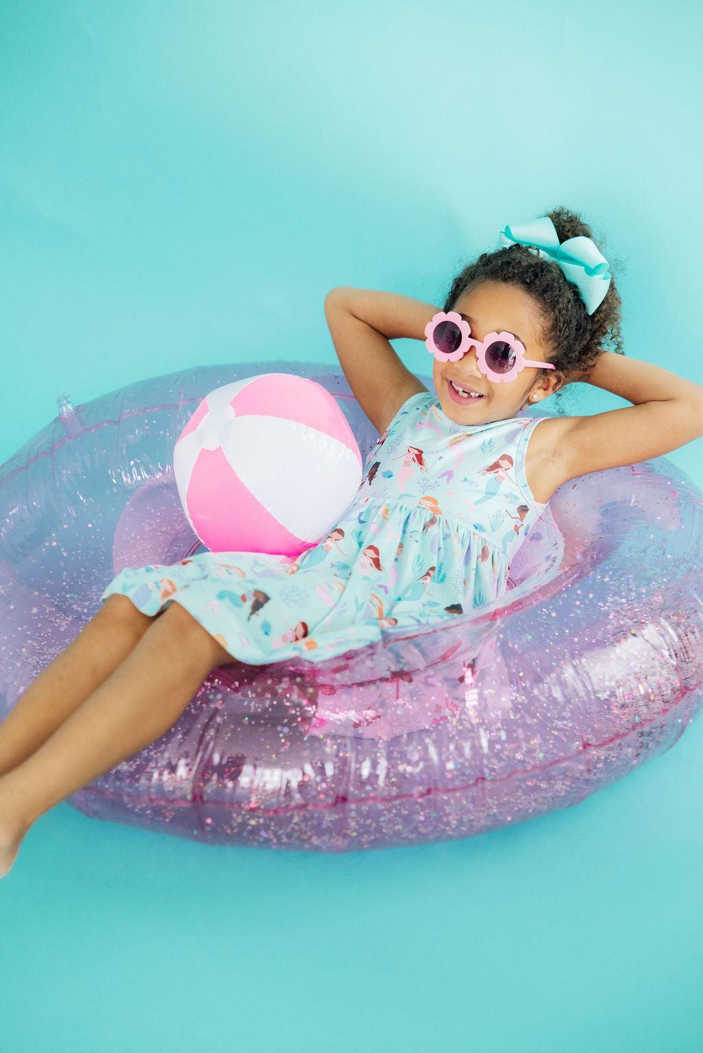 Happy as a Clam Tank Twirl Dress - Aaria Tees Aaria Tees