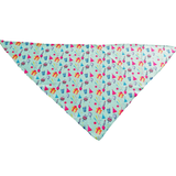 Happy Birthday Aqua Tie On Dog Bandana Aaria Tees