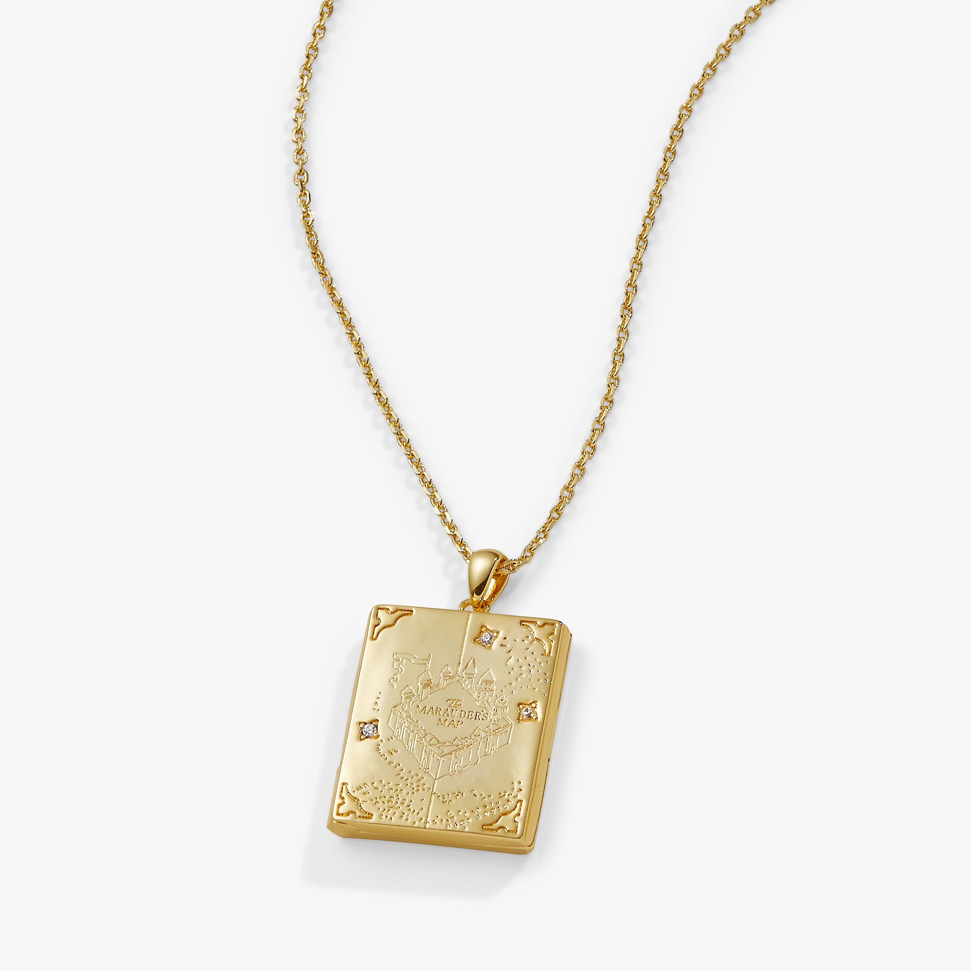 Harry Potter™ Mischief Managed Locket Necklace - Aaria Tees Aaria Tees