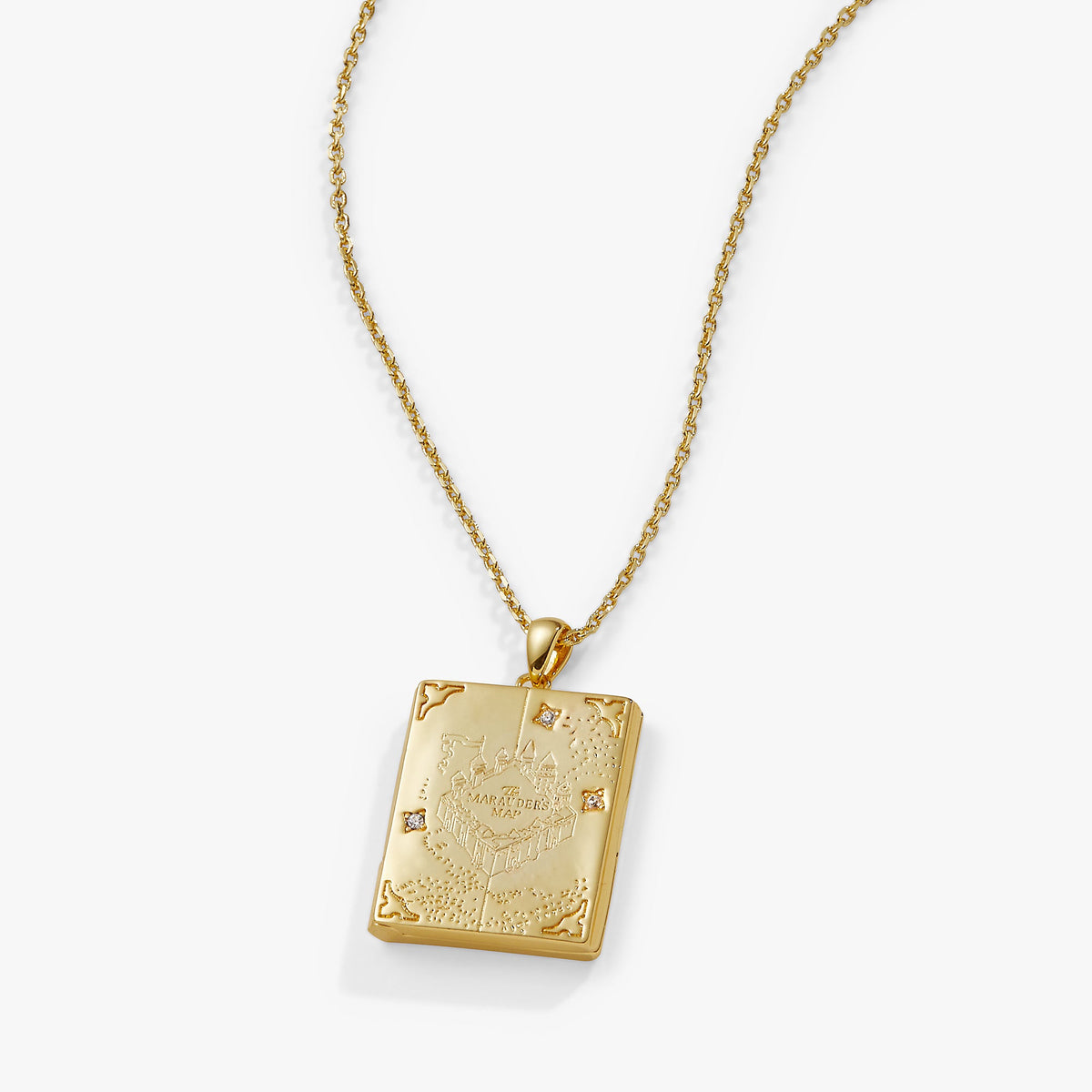 Harry Potter™ Mischief Managed Locket Necklace - Aaria Tees