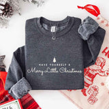 Have Yourself a Merry Christmas Sweatshirt Holiday Crew Neck Gift - Aaria Tees Aaria Tees