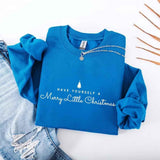 Have Yourself a Merry Christmas Sweatshirt Holiday Crew Neck Gift - Aaria Tees Aaria Tees