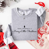 Have Yourself a Merry Christmas Sweatshirt Holiday Crew Neck Gift - Aaria Tees Aaria Tees