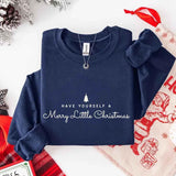 Have Yourself a Merry Christmas Sweatshirt Holiday Crew Neck Gift - Aaria Tees Aaria Tees