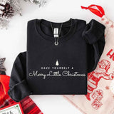 Have Yourself a Merry Christmas Sweatshirt Holiday Crew Neck Gift - Aaria Tees Aaria Tees