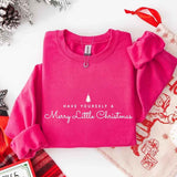 Have Yourself a Merry Christmas Sweatshirt Holiday Crew Neck Gift - Aaria Tees Aaria Tees
