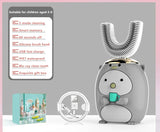 Smart U 360 Degrees Kids Sonic Electric Toothbrush Silicon USB Automatic Ultrasonic Teeth Tooth Brush Cartoon Pattern Children - Aaria Tees Aaria Tees