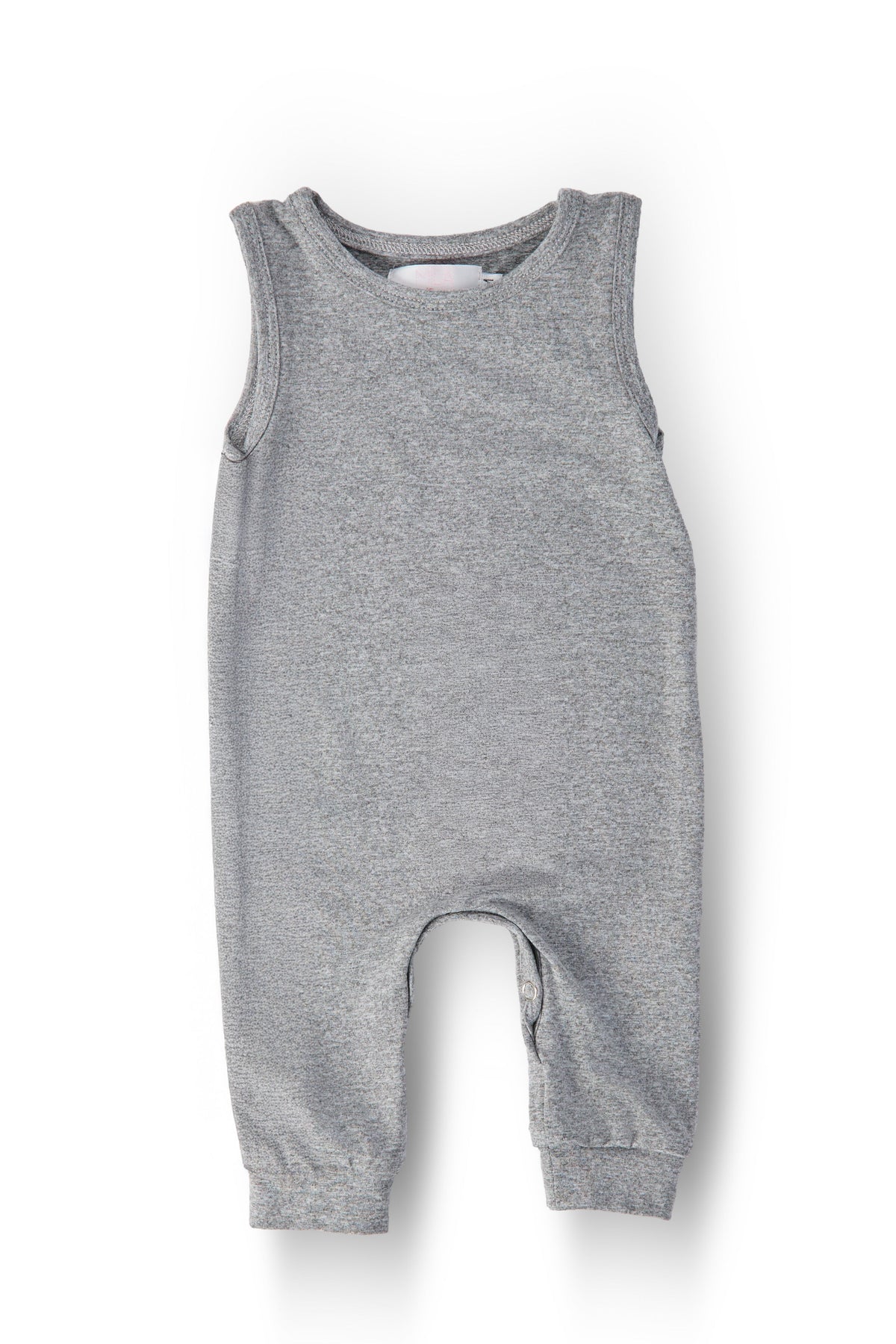 Heather Gray Tank One-Piece Jogger - Aaria Tees