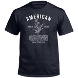American Grown Raised To Be Free (Front) Aaria Tees