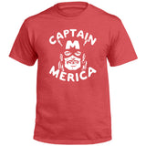 Captain Merica (Front) - Aaria Tees Aaria Tees