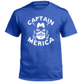 Captain Merica (Front) - Aaria Tees Aaria Tees