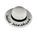 Hello Sunshine Sunhat with Sequins - Aaria Tees Aaria Tees