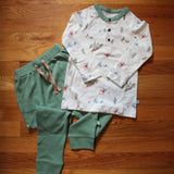 lounge pants | basil green - Aaria Tees Aaria Tees