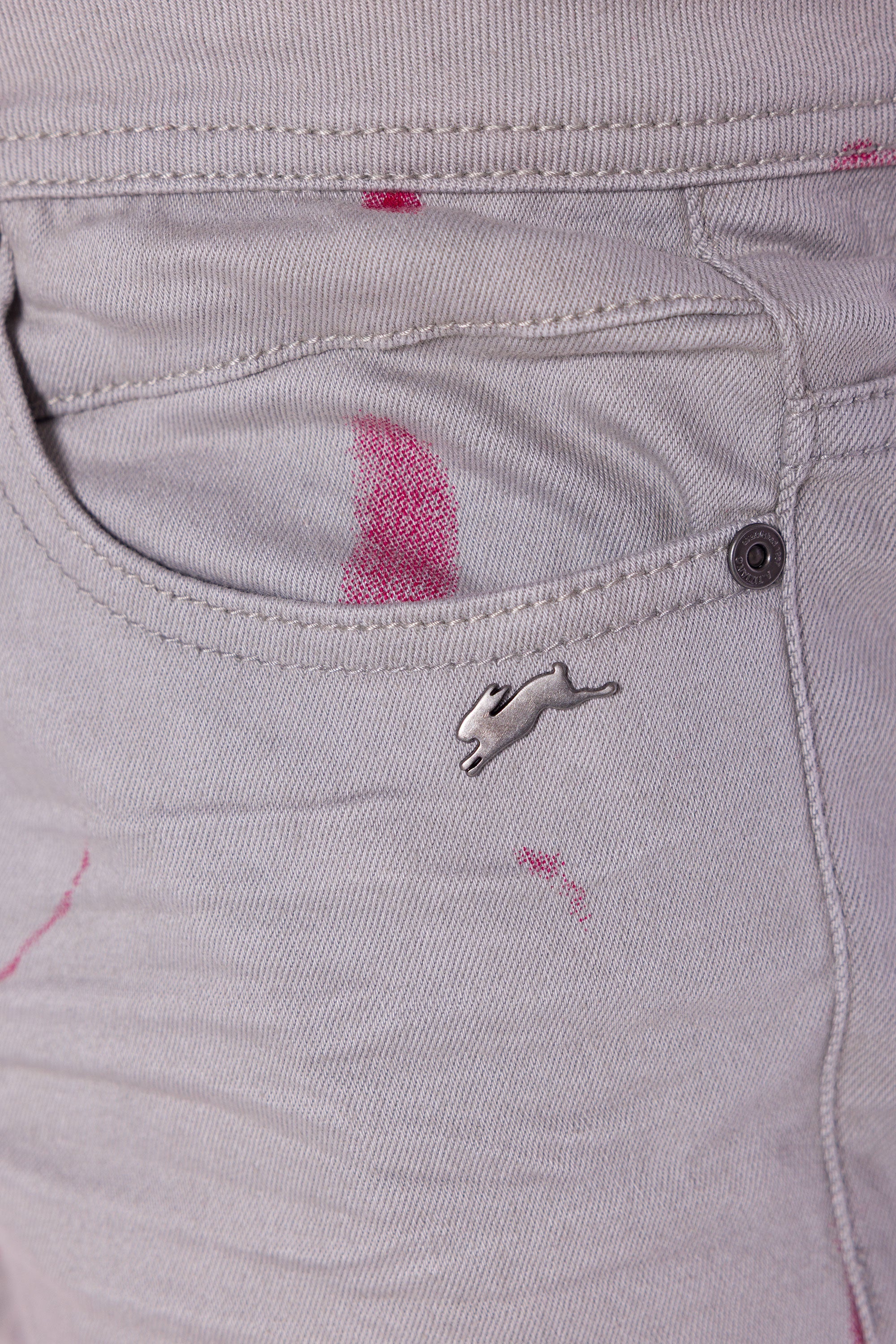 Hernandez | Twill Jeans With Graphic - Aaria Tees Aaria Tees