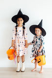 Hey Boo 3/4 Sleeve Pocket Twirl Dress - Aaria Tees Aaria Tees