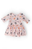 Hey Boo 3/4 Sleeve Twirl Bodysuit Aaria Tees