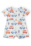 Highway Hero S/S Shorty One-Piece - Aaria Tees Aaria Tees