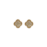 Gracie Pave Clover Stud Aaria Tees