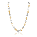 Roxanne Chain Necklace Two Tone Aaria Tees