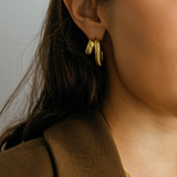Hugo Double Hoop Earring Aaria Tees