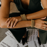 Allison Beaded Wrap Bracelet - 6 Row Aaria Tees