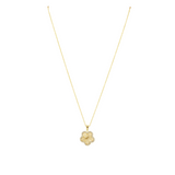 Adeline Pave Outline Pendant Necklace Aaria Tees