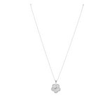 Adeline Pave Outline Pendant Necklace Aaria Tees