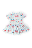 Home of the Brave S/S Twirl Bodysuit - Aaria Tees Aaria Tees
