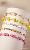 PEEPS® Pearlized Bunny Charm Bracelet - Aaria Tees Aaria Tees