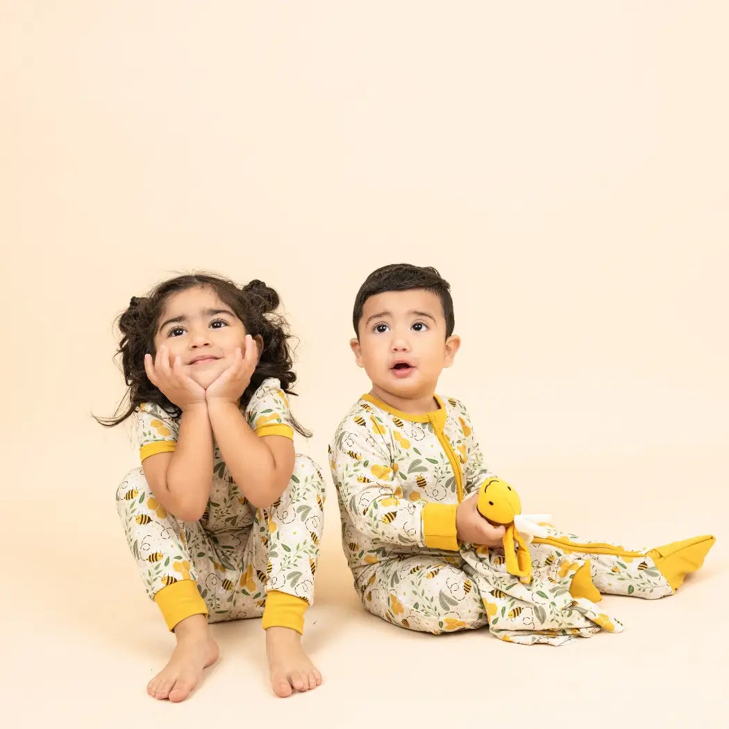 Honey Bees Pajama | Bamboo - Aaria Tees Aaria Tees