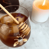 Jeweled Bee Stemless Wine Glasses Aaria Tees