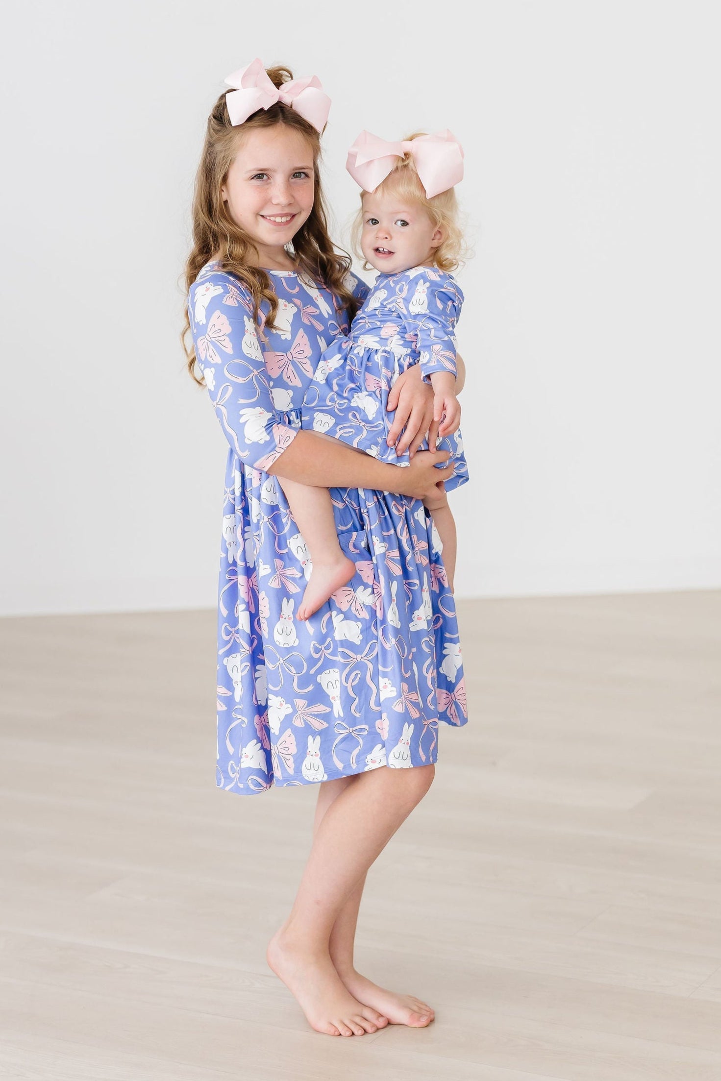 Hop, Skip & Twirl 3/4 Sleeve Twirl Bodysuit - Aaria Tees Aaria Tees