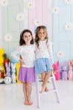 Hoppy Easter L/S Ruffle Tee - Aaria Tees Aaria Tees