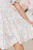 Hoppy Easter Smocked Ruffle Dress - Aaria Tees Aaria Tees