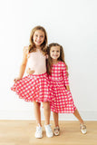 Hot Pink Gingham Ruffle Twirl Skort - Aaria Tees Aaria Tees