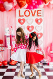 Hot Pink Hearts Sweater - Aaria Tees Aaria Tees
