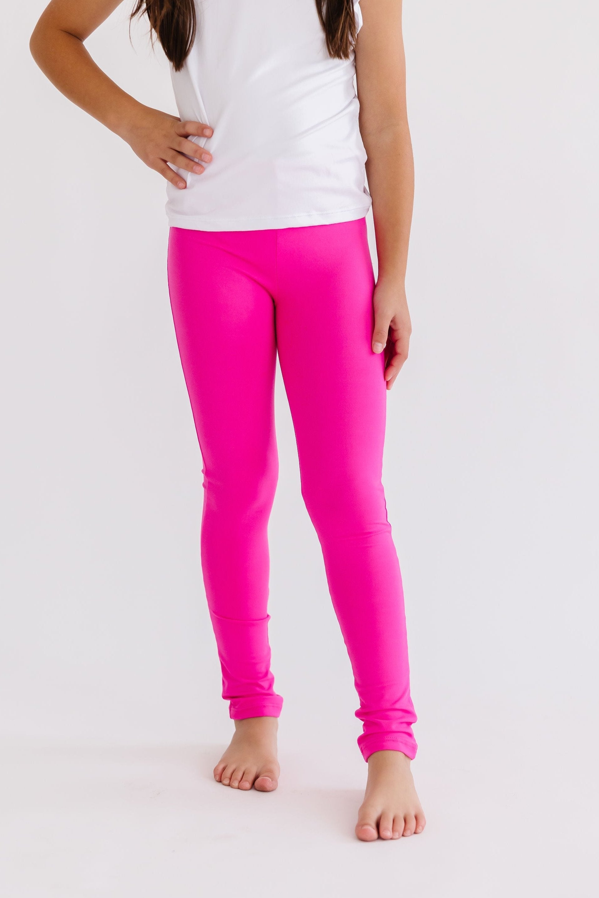 Hot Pink Leggings - Aaria Tees Aaria Tees