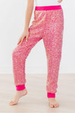 Hot Pink Sequin Joggers - Aaria Tees Aaria Tees