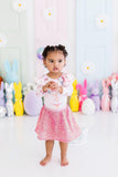 Hot Pink Sequin Twirl Skort - Aaria Tees Aaria Tees