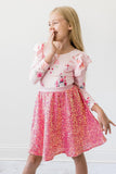 Hot Pink Sequin Twirl Skort - Aaria Tees Aaria Tees