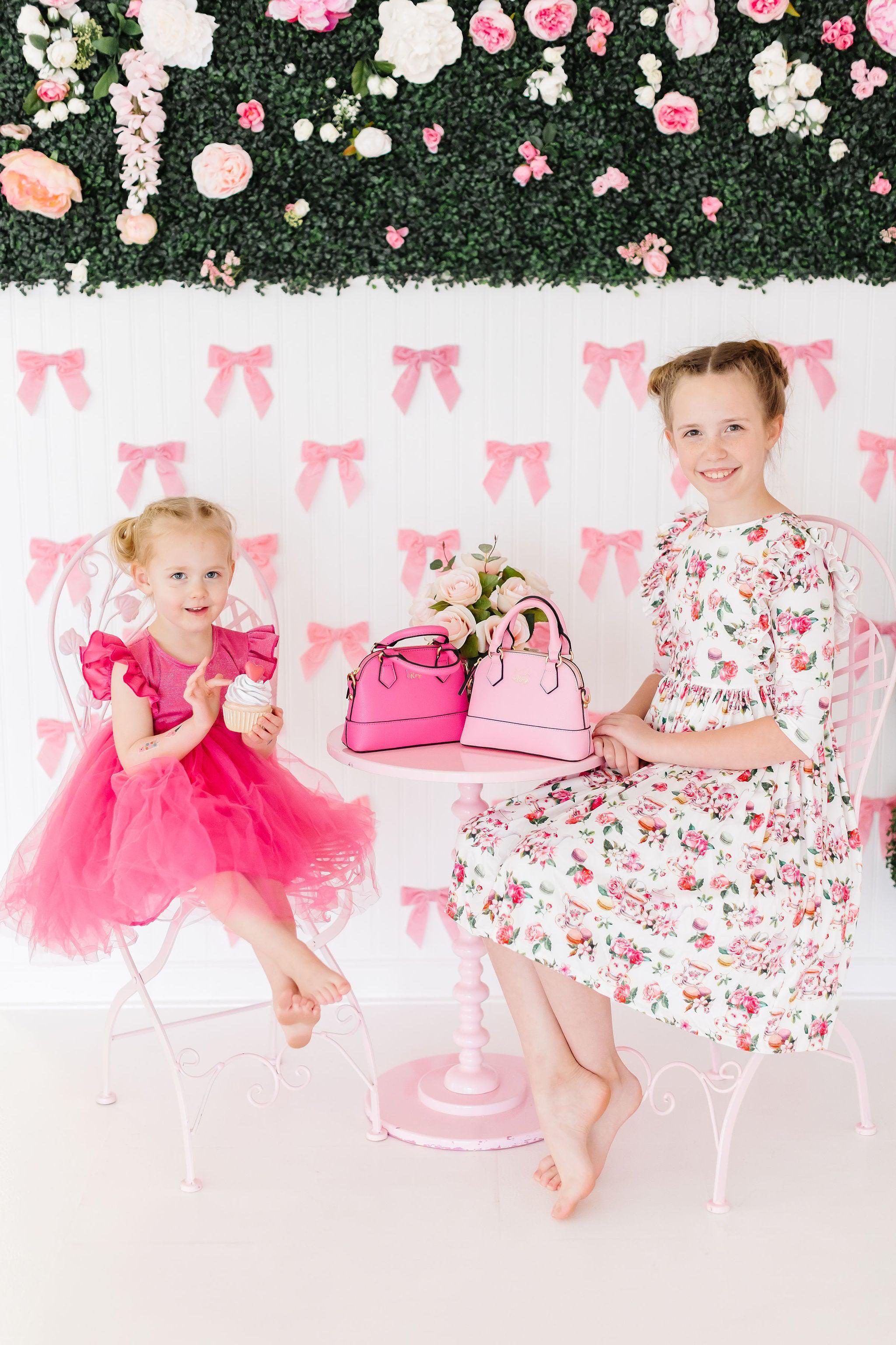 Hot Pink Shimmer Tutu Dress - Aaria Tees Aaria Tees