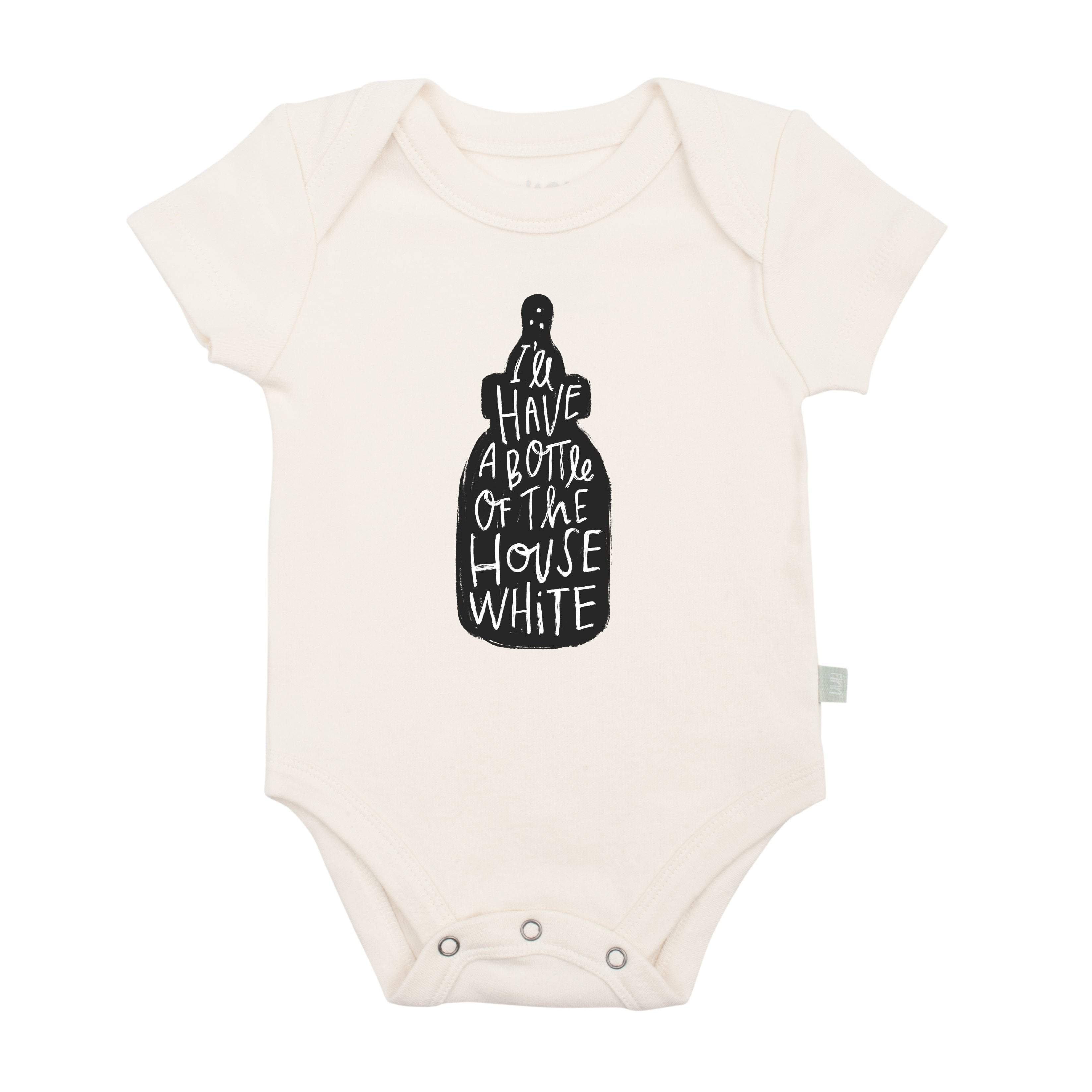graphic bodysuit | house white - Aaria Tees Aaria Tees