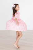 Howdy 3/4 Sleeve Ruffle Twirl Dress - Aaria Tees Aaria Tees