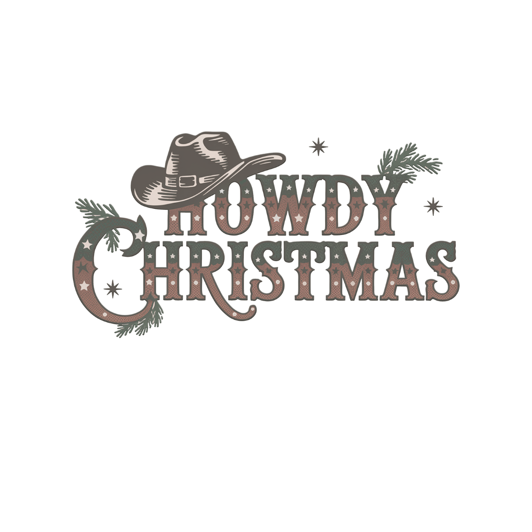 graphic tee | howdy christmas - Aaria Tees Aaria Tees