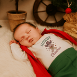 long sleeve graphic bodysuit | howdy gingerbread christmas - Aaria Tees Aaria Tees