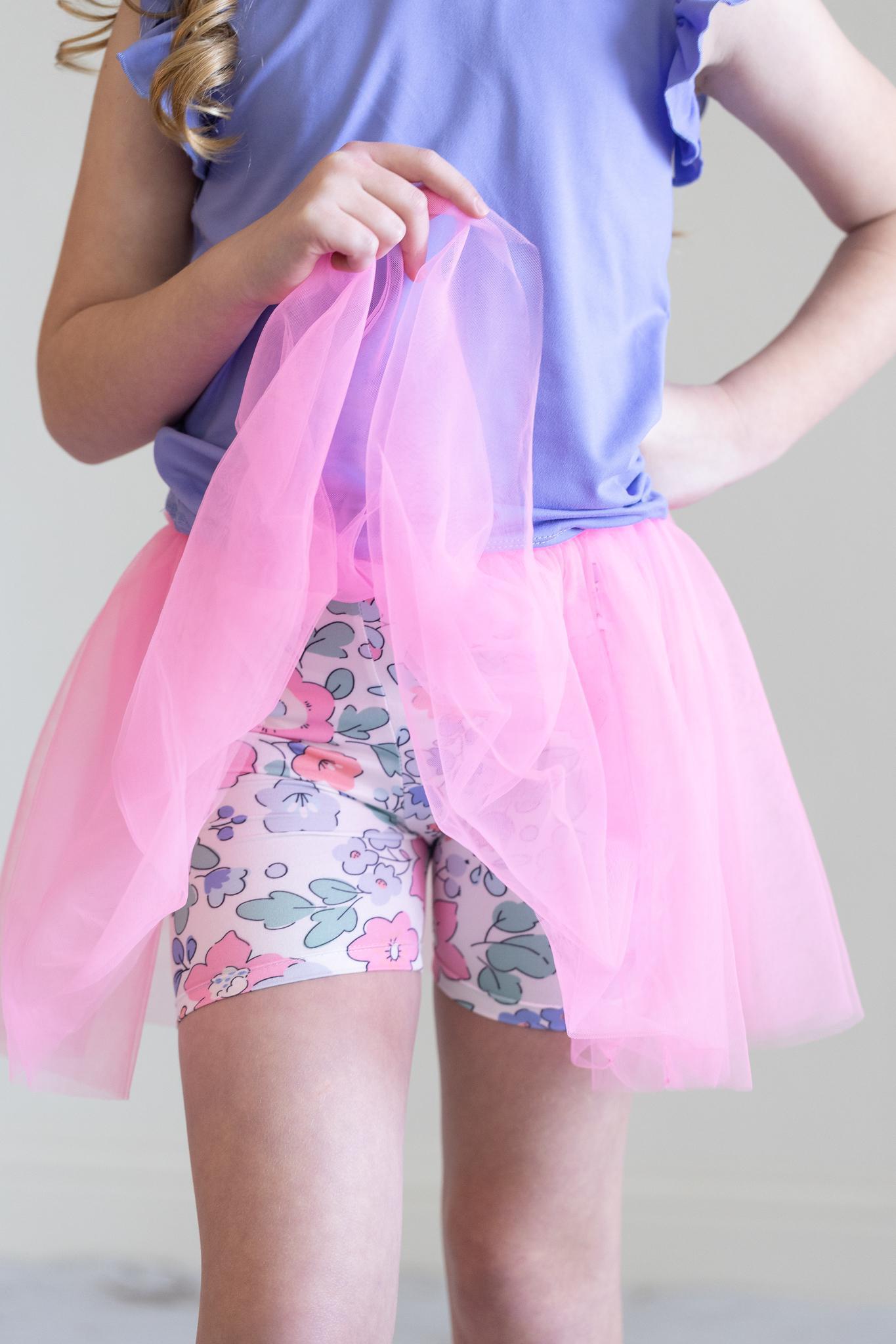 Hydrangea Tutu Shorts - Aaria Tees Aaria Tees