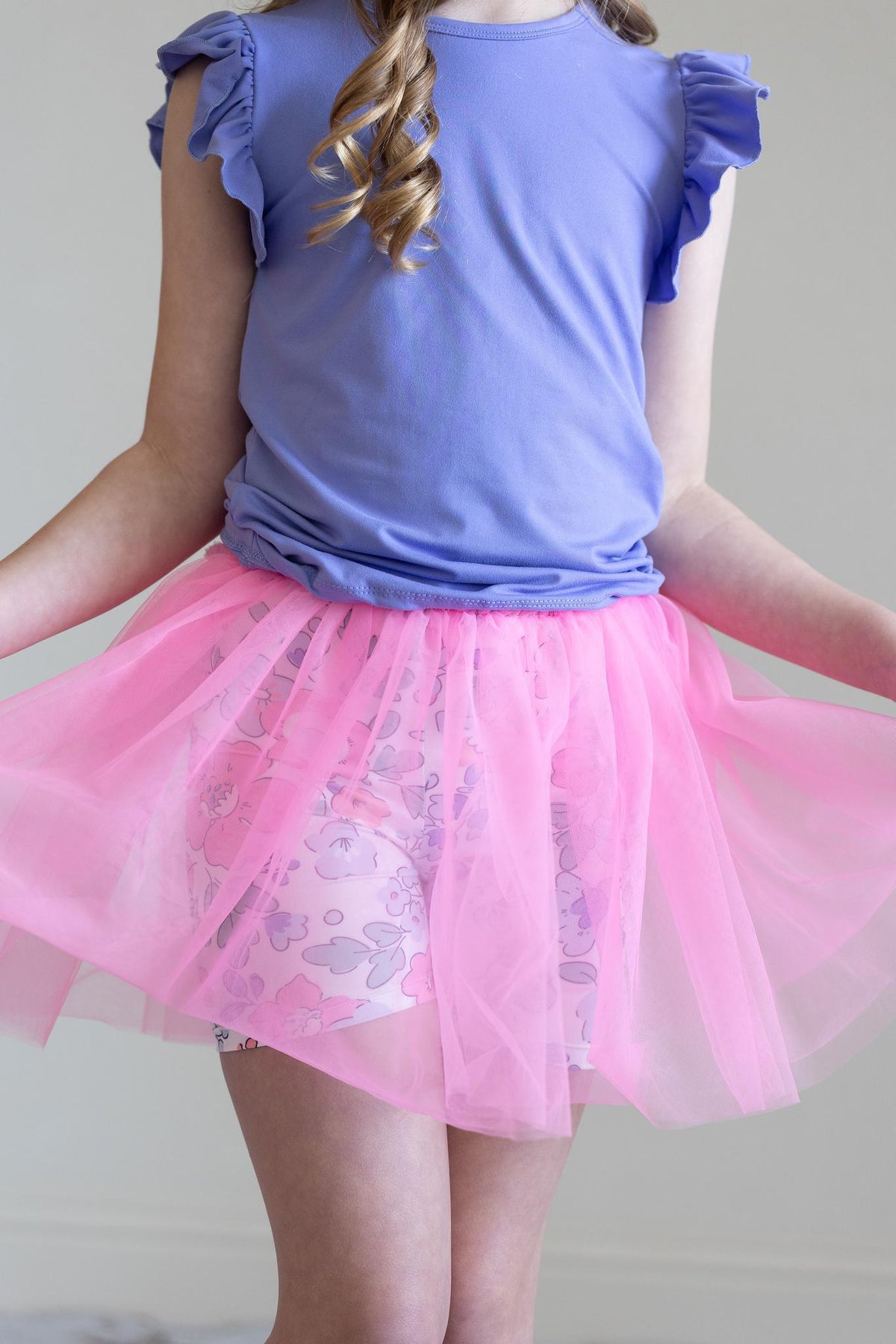 Hydrangea Tutu Shorts - Aaria Tees