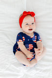 I Heart the USA S/S Twirl Bodysuit - Aaria Tees Aaria Tees