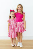 I Love You Tulip Much Ruffle Twirl Skort - Aaria Tees Aaria Tees