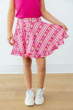 I Love You Tulip Much Ruffle Twirl Skort - Aaria Tees Aaria Tees